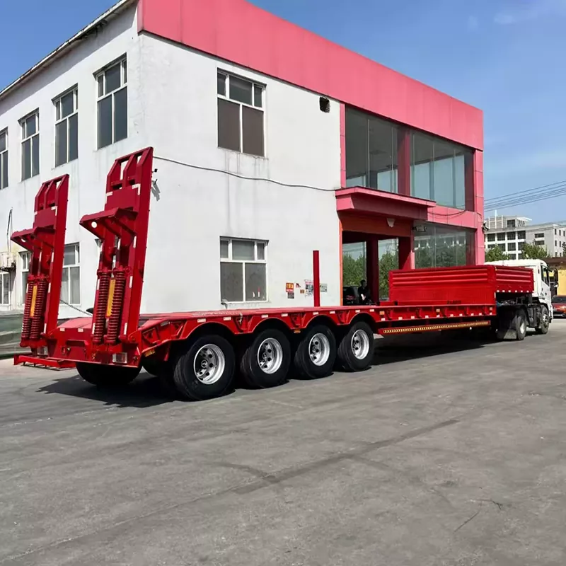 Sơ mi rơ moóc 3 trục Lowboy