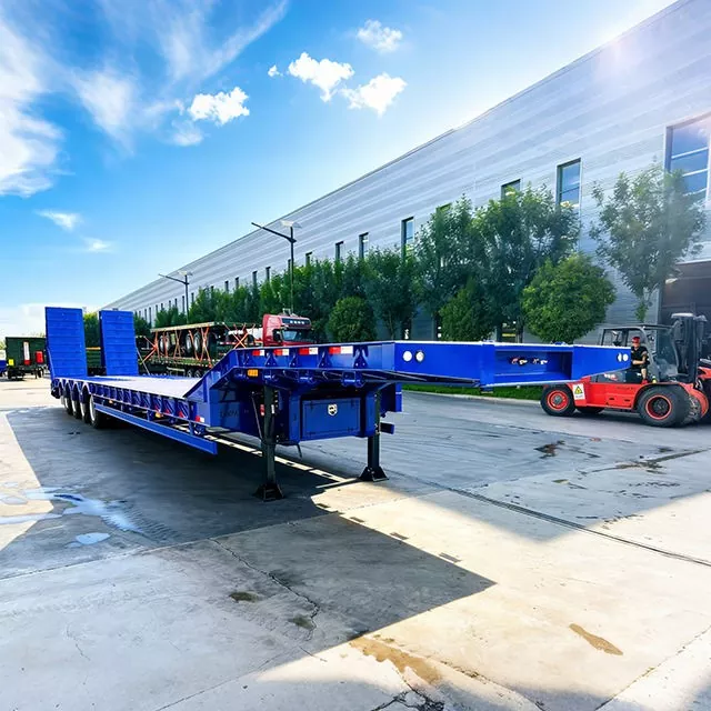 Sơ mi rơ moóc cổ ngỗng có thể tháo rời