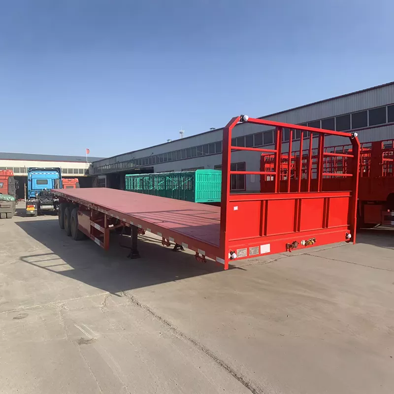 Sơ mi rơ moóc phẳng chở container đa năng