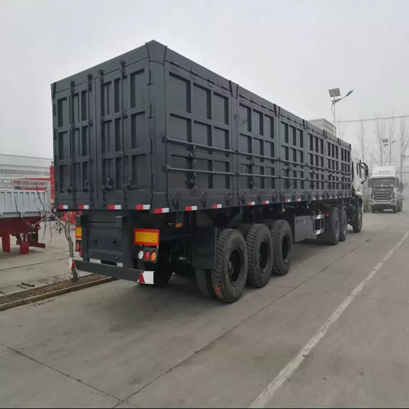 Sơ mi rơ moóc đổ nghiêng được gia cố hạng nặng
