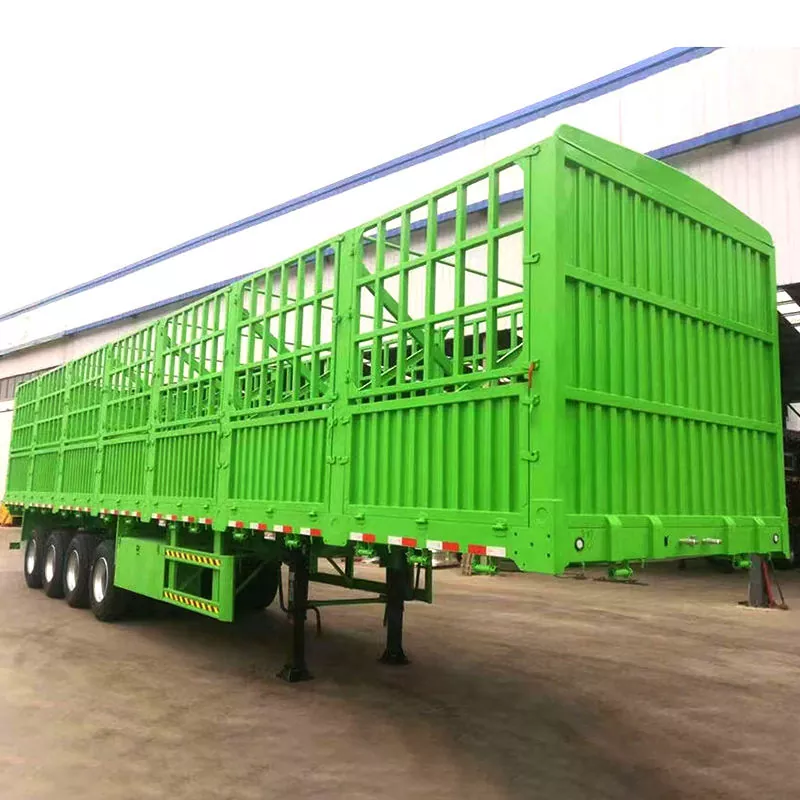 Sơ mi rơ moóc có cọc cổ ngỗng/hàng rào cao