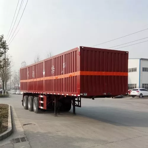 Sơ mi rơ moóc hộp hóa chất nguy hiểm tiêu chuẩn
